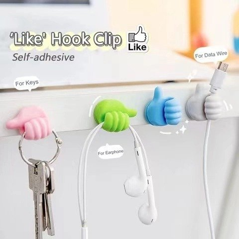 (🌲Early Christmas Sale- SAVE 48% OFF)5 Pcs set Creative Thumbs Up Wall Hook--buy 5 get 5 free