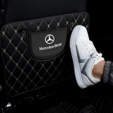 Seat Protector Mat Backseat Child Kick Guard Premium Leather(2 Pcs)