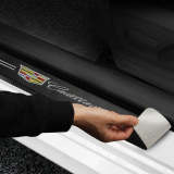 Carbon fiber car door sill anti-scratch sticker