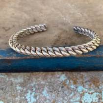 The Prettiest Sterling Silver Twisted Wire Cuff Bracelet Ever!