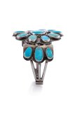 Cuff, Cluster, Turquoise, Vintage, '50's, 2722