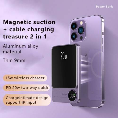 (🔥 Early Mother's Day Sale - BUY 1 FREE SHIPPING)-Macsafe Powerbank Magnetic-(Buy 10000mAh save more)