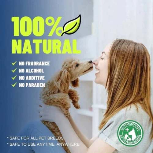 🔥PetClean Teeth Cleaning Spray for Dogs & Cats, Eliminate Bad Breath, Targets Tartar & Plaque, Without Brushing