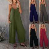 💐2023 HOT SALE 49% OFF💝Ultimate Flowy Jumpsuit with Pockets