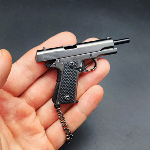 M1911 Full Metal Gun Model Toy Keychain Gift