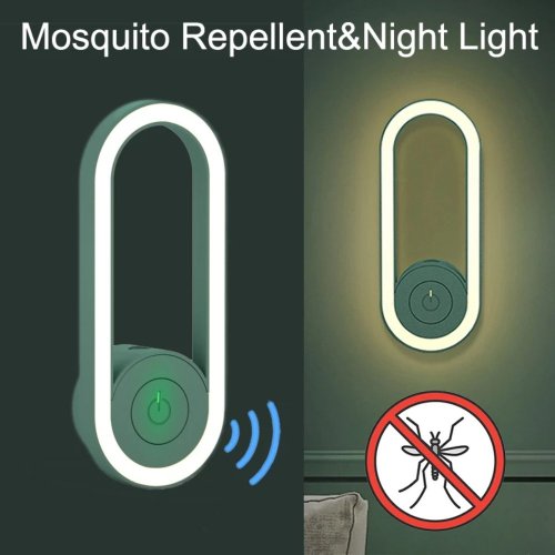 LAST DAY🔥70% OFF - 2023 Latest Frequency Conversion Ultrasonic Mosquito Killer with LED Sleeping Light