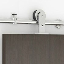 Top Mount Stainless Steel Interior Sliding Barn Door Hardware Track Kit For Wood Door
