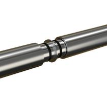Stainless Steel Sliding Barn Door Hardware Track Connector For Pipe Track