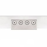 Rustic Interior Sliding Barn Door Hardware Track Connector