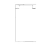 Modern Interior Black Carbon Steel Sliding Barn Door Hardware Track Kit For Glass Door