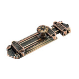 Universal Zinc Alloy Brushed Furniture Bolt Security Sliding Thickened Cabinet Latch With Screws antique bronze door lock