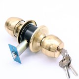 Stainless Steel Round Ball Door Knobs Handle Passage Entrance Lock Entry with 3 Keys