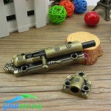 Antique red bronze Furnishard Retractable zinc alloy Latch Box Double Plug Long Opening Movable Door Lock