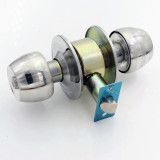 Stainless Steel Round Ball Door Knobs Handle Passage Entrance Lock Entry with 3 Keys