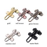 Zinc alloy Hasp Latch Door Chain Anti-theft Clasp Convenience Window Cabinet locks for home