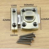 Universal Zinc Alloy Brushed Furniture Bolt Security Sliding Thickened Cabinet Latch door lock pin