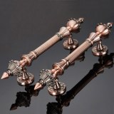 1 Pair European Retro Push Door Handles Villa Archaize Wooden Door Handle and Knobs Fittings