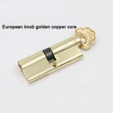Anti-theft Door Lock Copper Locking Security Core 65mm-70mm Door Cylinder with keys door lock interior for home Hardware
