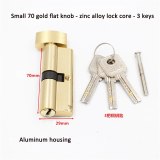 Copper Core Hardware Door Locks Security Locking Cylinders more than 70mm 80mm for 35- 50mm Thickness Door lock for home