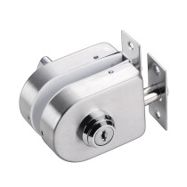 Stainless Steel Glass Door Lock fit 10-12mm glass Rotary Knob Open Close for Home Hotel bathroom door lock