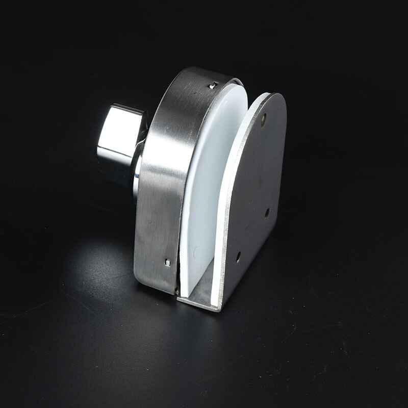 Glass Door Stainless Steel Lock Latch Rotary Knob Open Close