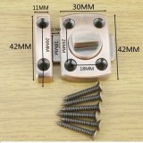 Universal Zinc Alloy Brushed Furniture Bolt Security Sliding Thickened Cabinet Latch door lock pin