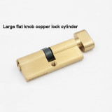 Anti-theft Door Lock Copper Locking Security Core 65mm-70mm Door Cylinder with keys door lock interior for home Hardware