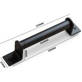 Sliding Barn Door Handle Pull Kit Heavy Duty Large Pull and Flush Set Carbon Steel Vintage Style Sliding Gate for Home Hotel