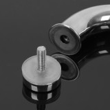 304 Stainless Steel Shower Room Glass Door Handle Pull Knobs Handrail bathroom Hardware handle for interior glass door