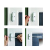 1 Set Mini White Zinc Alloy Automatic Spring Door Closer Generic Surface Heavy Door Closer Door Hardware