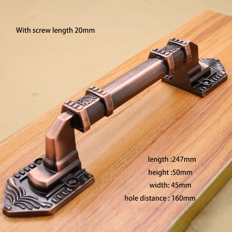 European style barn sliding wood door handles antique style door handle