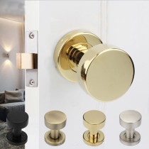 304 stainless steel one side invisible door locks invisible background wall door handle lock for interior doors hardware