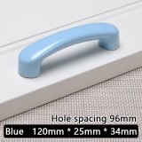 Cartoon child room furniture handle kids heart-shaped ceramic handle