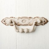 American Antique Double Hole Handle European Pastoral Hanging Ring Mediterranean Retro Furniture Cabinet Drawer Handle
