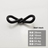 modern American black bow furniture Handles and knobs cabinet wardrobe drawer door Handles for kitchen interior hardware