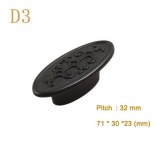 Vintage personality Handle cabinet cupboard door knobs black Handles for furniture kitchen interior doors