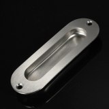 Stainless Steel Door Handle Flush Recessed Pull Circular Oval Rectangular Drawer Embedded