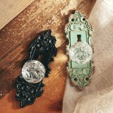 Mediterranean Wall Mounted  European Antique Wooden Garden Door Handles