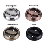 Stainless Steel 304 Recessed Invisible Cup Hidden Door Handles Cabinet Pulls Fire Proof Disk round ring
