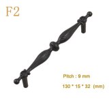 Vintage personality Handle cabinet cupboard door knobs black Handles for furniture kitchen interior doors
