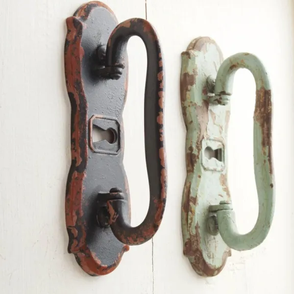 Antique Drawer Dark Handle Pull Ring Simple Cabinet Door Ring Handle