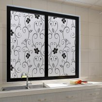 45X200cm self adhered window glass frosted glass vitral paste film bathroom office window opaque shading waterproof window film