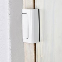 White Aluminium Alloy U Door Reinforcement Lock 3 defender Security Door Lock Home Child Proof Door Stopper