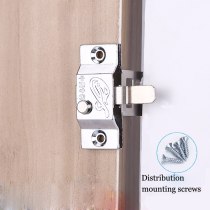 4 pcs Window Cabinet Push Button latch Automatic Zinc alloy Door Bolt  Lock for child safety
