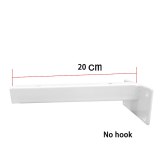 Floating Mounted Set of 2 Rustic Wood Wall Shelves for Living Room Bedroom Bathroom