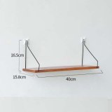 Iron Wooden Decorative Wall Shelf Storage Rack Organization for Kitchen Kid Room DIY Wall Decoration Holder Home Decor