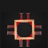 4 PCS 90 Degree Right Woodworker Angle Fixture Corner Brackets Photo Holder Woodworking and Fish tank glass  Clamps tool