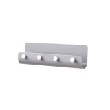 1Pc Nordic Home Creative Hat Key 4 Hooks Rack Holder Storage Shelf Hanging Hooks Wall Mounted Rack home holder storage hanger