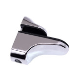 Zinc Alloy Brushed Clamps for 3-32mm Glass Showcase Glass Clamp Clip Shelf Support Fixed Glass Holder