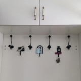 wall mounted minimalist hooks to hang ceramic pumpkin head solid shelf on the wall creative cloak curtain hook hardware